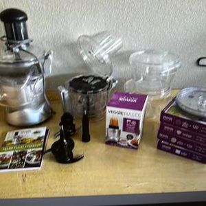 Veggie bullet electric spiraled & food processor, silver finish